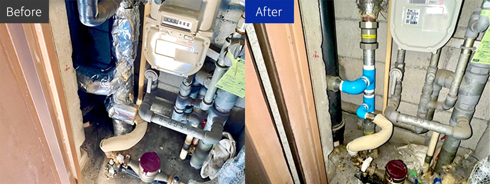 給水設備工事施工例３